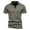 Army Green, variant on VSSSJ Men's Short Sleeve Shirts Slim Fit Solid Color V-Neck Casual Turndown Collar Tee Top Summer Fashion Lightweight Walking Streetwear Navy M