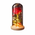 thumbnail image 2 of Explosivos 24k lámina de oro rosa cubierta de vidrio luces LED Puntos de regalo del Día de San Valentín para regalos del festival, 2 of 6