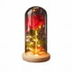 thumbnail image 5 of Explosivos 24k lámina de oro rosa cubierta de vidrio luces LED Puntos de regalo del Día de San Valentín para regalos del festival, 5 of 6