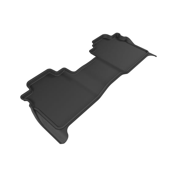 3D MAXpider Custom Fit Kagu Floor Mat (Black) Compatible with Nissan Titan/Titan XD Crew Cab 2016-2024 - Second Row