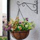 thumbnail image 2 of Cesta colgante de Metal para flores, 2 uds., cesta colgante de flores, cesta colgante de fibra de coco para flores, cultivo de plantas para interior y exterior, 30cm JAMW Sencillez, 2 of 5