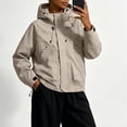 thumbnail image 2 of WRKEKC Windbreaker Jackets for Women Hooded Long Sleeve Zip Up Waterproof Windproof Outdoor Casual Coat with Pockets, 2 of 6