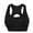 Black, variant on Ladies Detachable Fitness Running Shockproof Yoga Wireless Comfortable Sports Bras