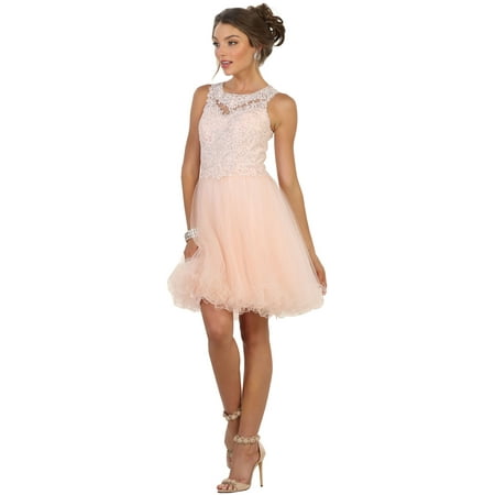 SIMPLE YET CUTE SLEEVELESS SHORT PAGEANT DRESS (Best Dress Style For Short And Fat)