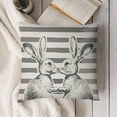 thumbnail image 3 of YINGXI Gray Throw Pillow Cover, Case Decoration for Sofa 24x24in, 3 of 5