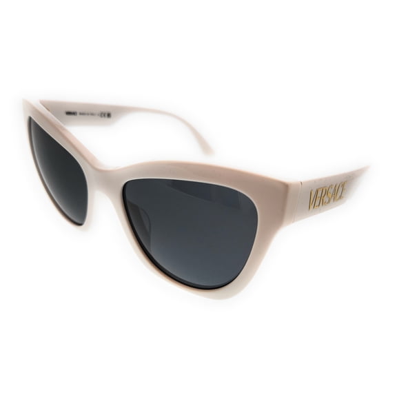 Versace VE 4417U Plastic Womens Cat-Eye Sunglasses White 56mm Adult