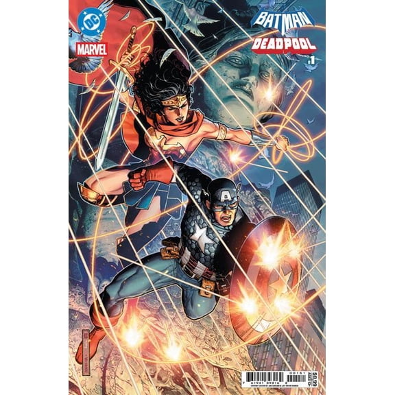 Dc Marvel Batman Deadpool #1 (one Shot) Cvr E Jim Cheung Wonder Woman Captain America Card Stock Var DC Comics Comic Book