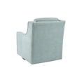 thumbnail image 4 of Harris Chenille Swivel Chair Dusty Aqua See Below, 4 of 4
