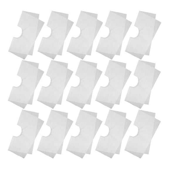 HONITANO 100 Sheets Massage Face Rest Cover for Professionals Breathable and Sanitary White Microfiber Round Hole