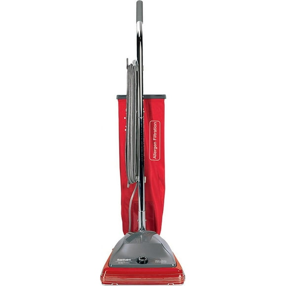 Sanitaire SC688A Commercial CRI Approved Upright Vacuum Cleaner with Disposal Bag and 7 Amp Motor, 12" Cleaning Path