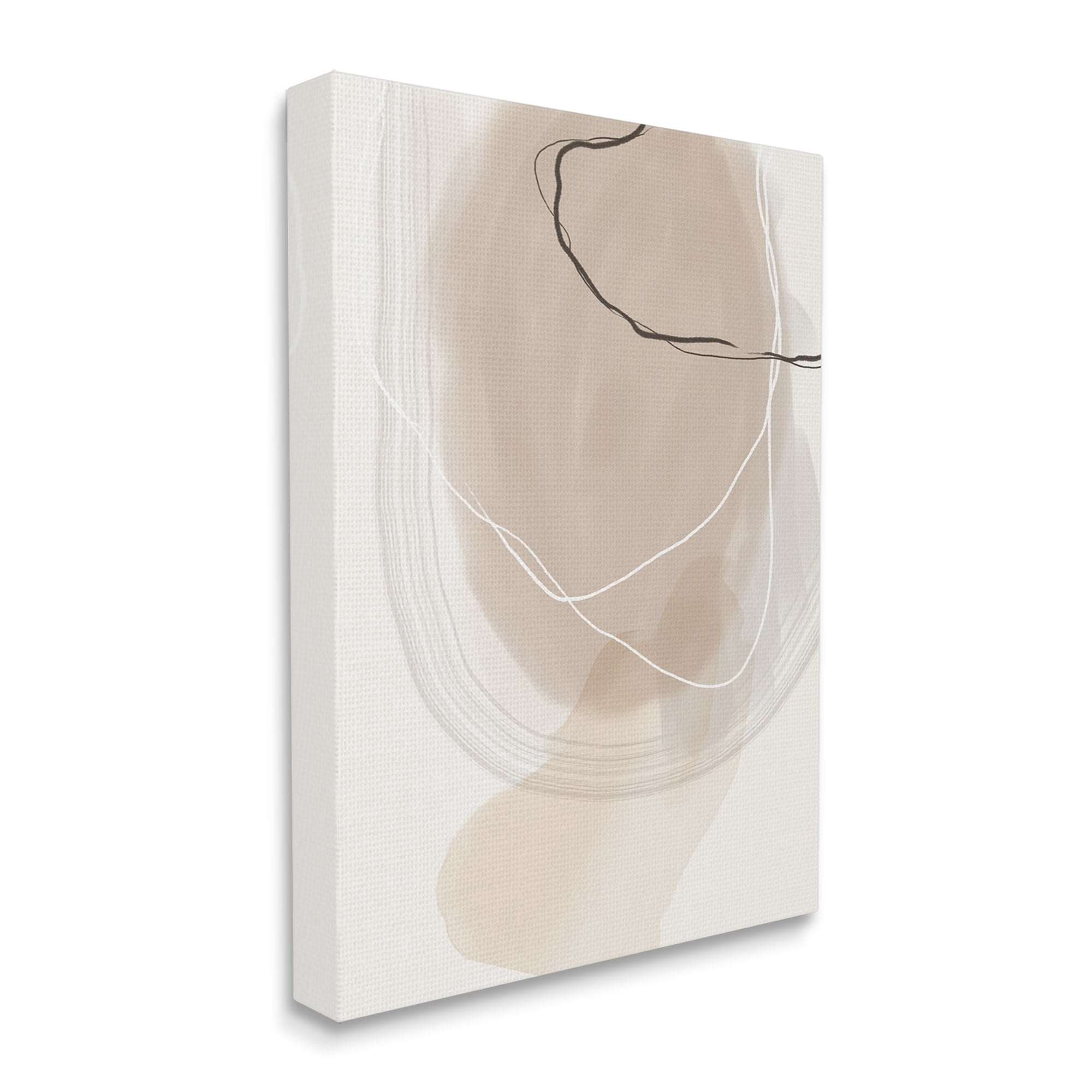 Stupell Industries Contemporary Modern Abstract Brown And Tan Visual Design, 36 x 48, Design by Urban Epiphany