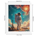 thumbnail image 2 of Paint By Numbers Kit for Adults Beginner - Astronaut Painting Cosmic Dreamscape DIY Canvas Painting Kits for Adults, Frameless Paint By Number for Adults for Home Wall Decor 16x20 Inch, 2 of 7