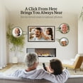 thumbnail image 6 of BSIMB Large Digital Picture Frame 24 Inch, 1920x1080 FHD WiFi Digital Photo Frame Electronic 32GB, Wall Mount Included, Share Pictures/Videos via App Easy Setup Gifts for Mom(Non-Touch), Dark Wood, 6 of 10