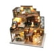 thumbnail image 3 of Kit de casa de muñecas en miniatura para niñas, Kit de construcción , obra de arte de madera, Mini casa de muñecas de madera, juguete, 3 of 9