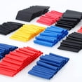 thumbnail image 1 of 560 conectores de soldadura en 12 tama?os - 560 piezas de tubos termorretráctiles ignífugos en diferentes tama?os - Estuche con tubos de soldadura en 5 colores, 1 of 2