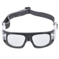 thumbnail image 1 of Gafas protectoras deportivas con marco negro brillante para baloncesto y fútbol, 1 of 8