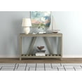 thumbnail image 3 of Safdie & Co. Table D'Entrée Console, Table D'Appoint 52po L Taupe Foncé avec 1 Étagère pour Salon, 3 of 4