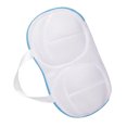 thumbnail image 4 of Bolsa de lavado para sujetadores con doble cremallera Bolsas de lavado de malla antideformación de poliéster para lavadora Azul claro, 4 of 10