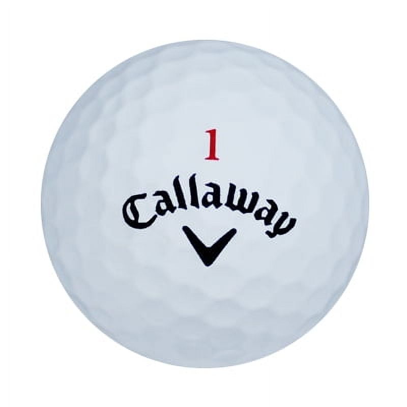 (2 pack) Callaway Chrome Soft White Refinished Golf Balls 12 Pack by GBM Golf – Premium Performance Golf Balls