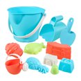 thumbnail image 1 of Kids Beach Toy Set Plastic 11PCS Sand Toy Set Sand Castle Toy Sand Watering Can, 1 of 10