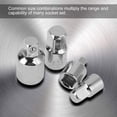 thumbnail image 3 of 4 Uds adaptador de enchufe 1/2 a 3/8 reductores plata vanadio cromo vanadio acero llave adaptador Adepaton YQ-2331, 3 of 6