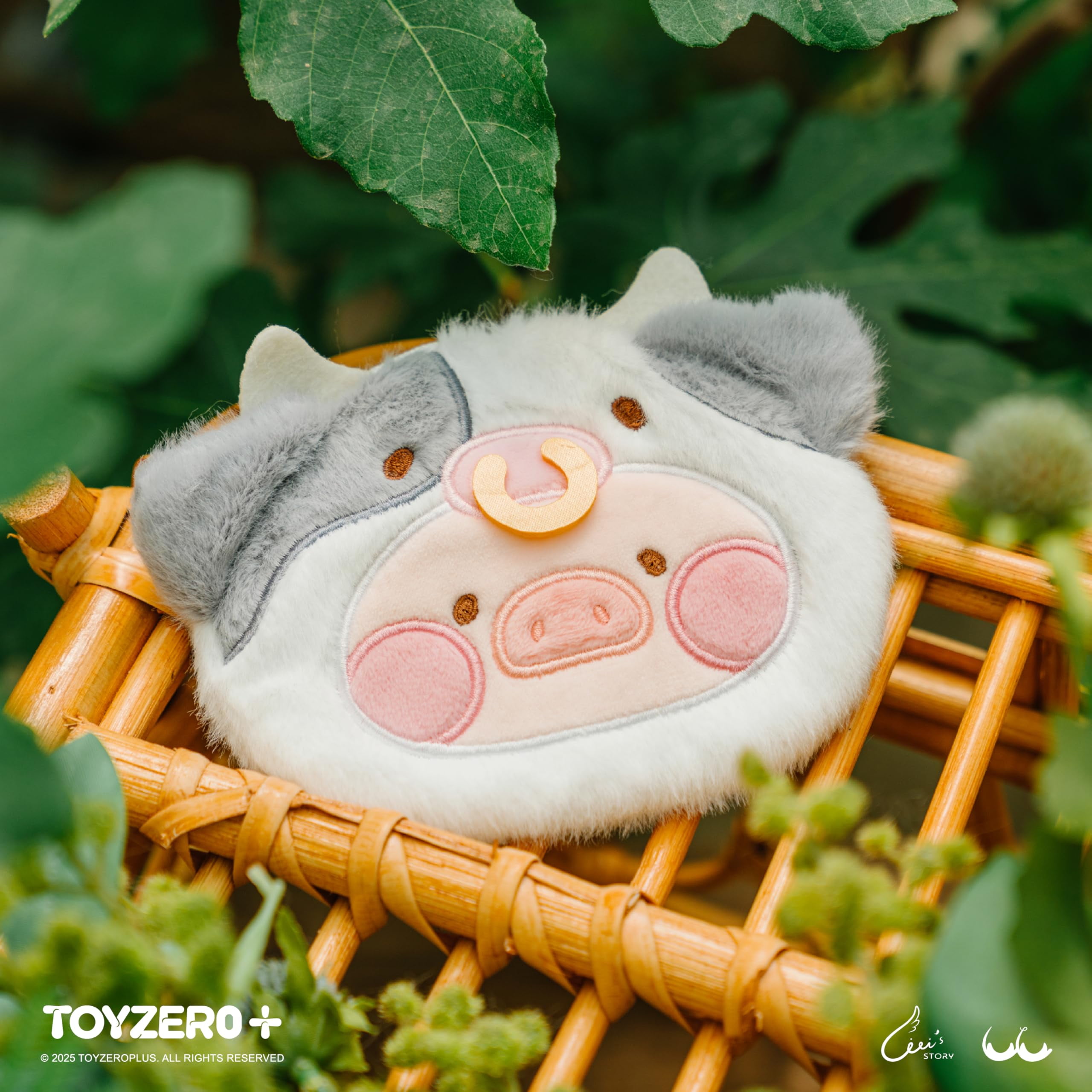 TOYZERO+ LuLu the Piggy Blind Box - 6PCS Plush Pouch Keychain Blind Boxes Coin Purse Cute Bag Pendant Mystery Box Collectible Toys Holiday Birthday Gifts, Whole Set