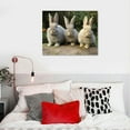 thumbnail image 4 of COMIO Rabbit Pictures Canvas Wall Art For Living room Prints Poster Printing、Bedroom、Office 、Decorations, 4 of 4