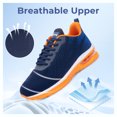 thumbnail image 5 of GOOBON Mens Running Shoes Tennis Shoes Non Slip Air Cushion Athletic Sneakers Breathable Fashion Walking Sneakers for Workout Jogging, 5 of 7