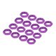 thumbnail image 1 of Tuerca de Rueda de Aluminio Unique Bargains 17 mm M12X1.0mm 16Pcs Morado, 1 of 6