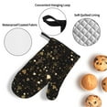 thumbnail image 3 of Daiia Casino Pattern Oven Mitts and Pot Holders 4 pcs Set,High Heat Resistant 500 Degree Extra Thicken Long Kitchen Cotton Oven Glove, 3 of 6