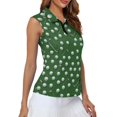 thumbnail image 4 of Whosucclay Golf Ball And Club Print Womens Golf Shirt for Ladies Breathable Quick Dry Stretchy Workout Tank Tops XS - 2XL, 4 of 8