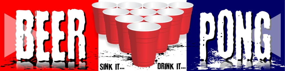 8-Foot Professional Beer Pong Table - Beer Pong Edition