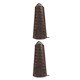 thumbnail image 4 of Wosthever Muñequera ancha de cuero para tiro con arco, muñequera para hombres y mujeres, muñequera para niños, muñequera para vendaje marrón 2piezas Wosthever CBP106720, 4 of 5