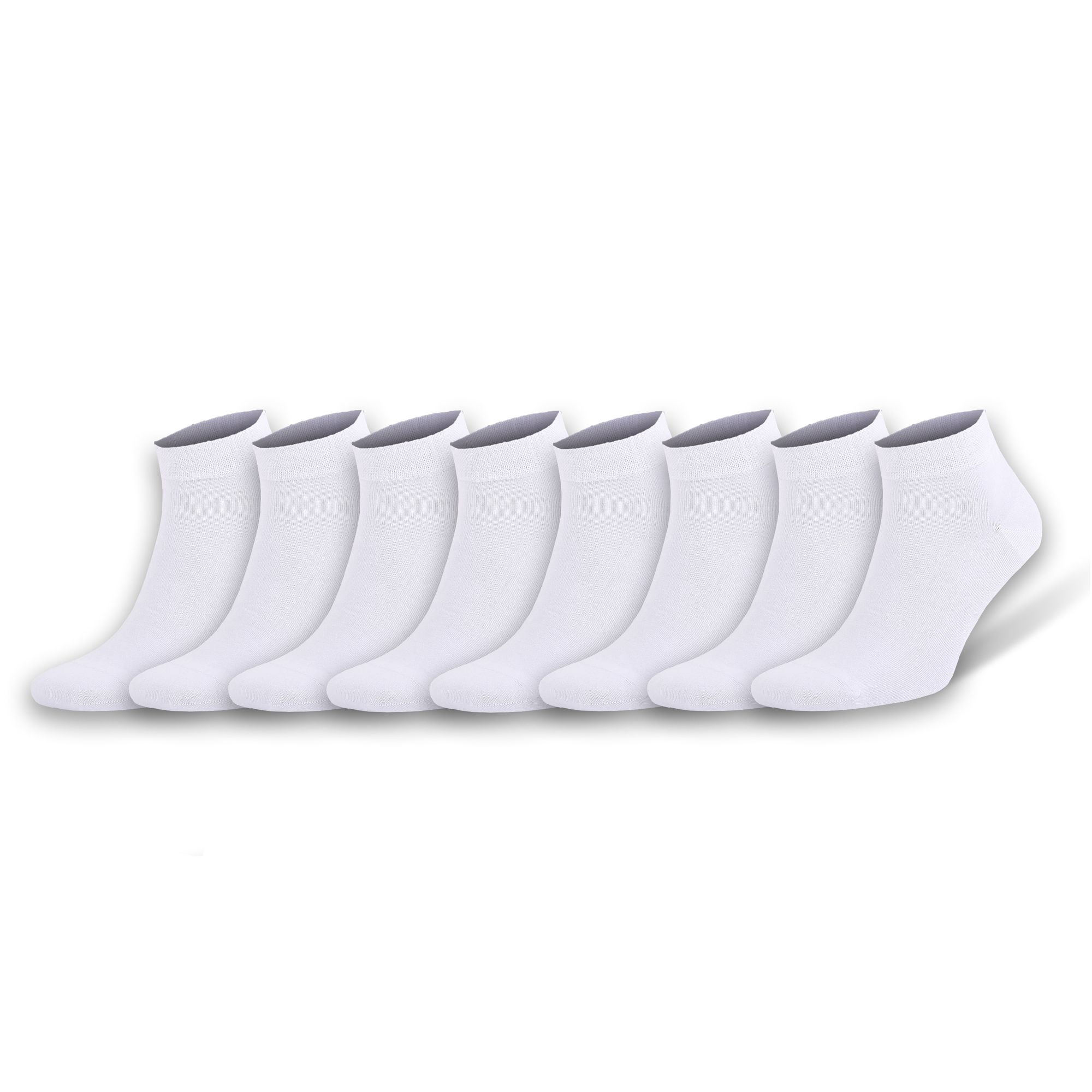 8-Pack Men's Bamboo Ankle Socks with Gift Box | Breathable & Odor-Resistant | Shoe Size 8-11.5