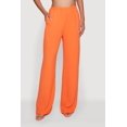 thumbnail image 3 of Women's Crepe Knit High Waisted Wide Leg Pull On Pants, 3 of 4