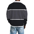 thumbnail image 5 of LMOIPLI Waffle Long Sleeve Shirts for Men Big and Tall Golf Shirt Casual Collared Lightweight T Shirts Textured Knit Tops Gray XL, 5 of 5