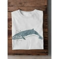thumbnail image 3 of Cetacea Sei Whale T-Shirt Men -June Erica Vess Designs, Male Small, 3 of 4
