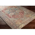 thumbnail image 3 of Mark&Day Area Rugs, 2x4 Klei Traditional Aqua Area Rug, Blue Red Cream Carpet for Living Room, Bedroom or Kitchen (2'6" x 4'), 3 of 7