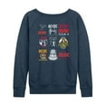 thumbnail image 2 of ACDC - Logo Grid - Women's French Terry Long Sleeve Shirt, 2 of 4