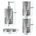 thumbnail image 2 of Bathroom Accessories Set, Toothbrush Holder, Soap Dispenser, Silver, Ceramic, 4 Piece, 2 of 7