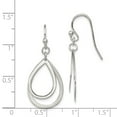 thumbnail image 2 of White Sterling Silver Earring Drop & Dangle Women'S 35 mm 15, 2 of 2