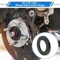 thumbnail image 2 of 93.1mm to 57.1mm Car Wheel Hub Centric Rings Black Polycarbonate Wheels Center Shaft Shock Absorbing Hubrings 4 Pcs, 2 of 7
