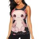 thumbnail image 1 of Fotbe Cute Axolotl Sakura Blossoms Blusas Sin Mangas para Mujer – Estilo Casual, Corte Suelto, Slim-Fit, Cuello Redondo Deportivo, Tops de Verano para Gimnasio y Yoga-Large, 1 of 7