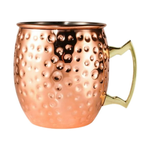 Copa de taza de mulas de Moscú versátiles versátiles versátiles de acero inoxidable sólido realizado para bares de decoración del hogar de restaurante