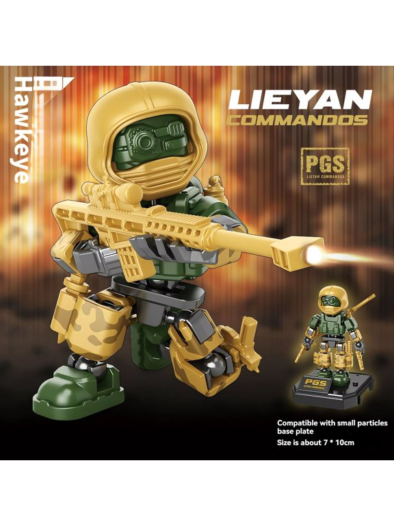 Building Blocks Special Forces Soldiers - Military Minifigures - Police & SWAT Action Figures - Educational Toy for Boys - Perfect Gift