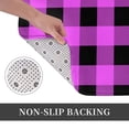 thumbnail image 3 of Kdxio Purple Black Buffalo Plaid,16" x 24", Non-Slip Front Door Mats,Outdoor Welcome Mat Washable, 3 of 9