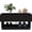 Black, variant on Particle Board Material | Modern Storage Bench for Bedroom Use | Keeps Your Items Tidy
