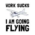 thumbnail image 2 of CafePress - Work Sucks Flying Mugs - 11 oz Ceramic Mug - Novelty Coffee Tea Cup, 2 of 4