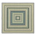 thumbnail image 3 of Unique Loom Baja Outdoor Collection Area Rug - Ensenada (5' 3" Square Blue/Navy Blue), 3 of 7