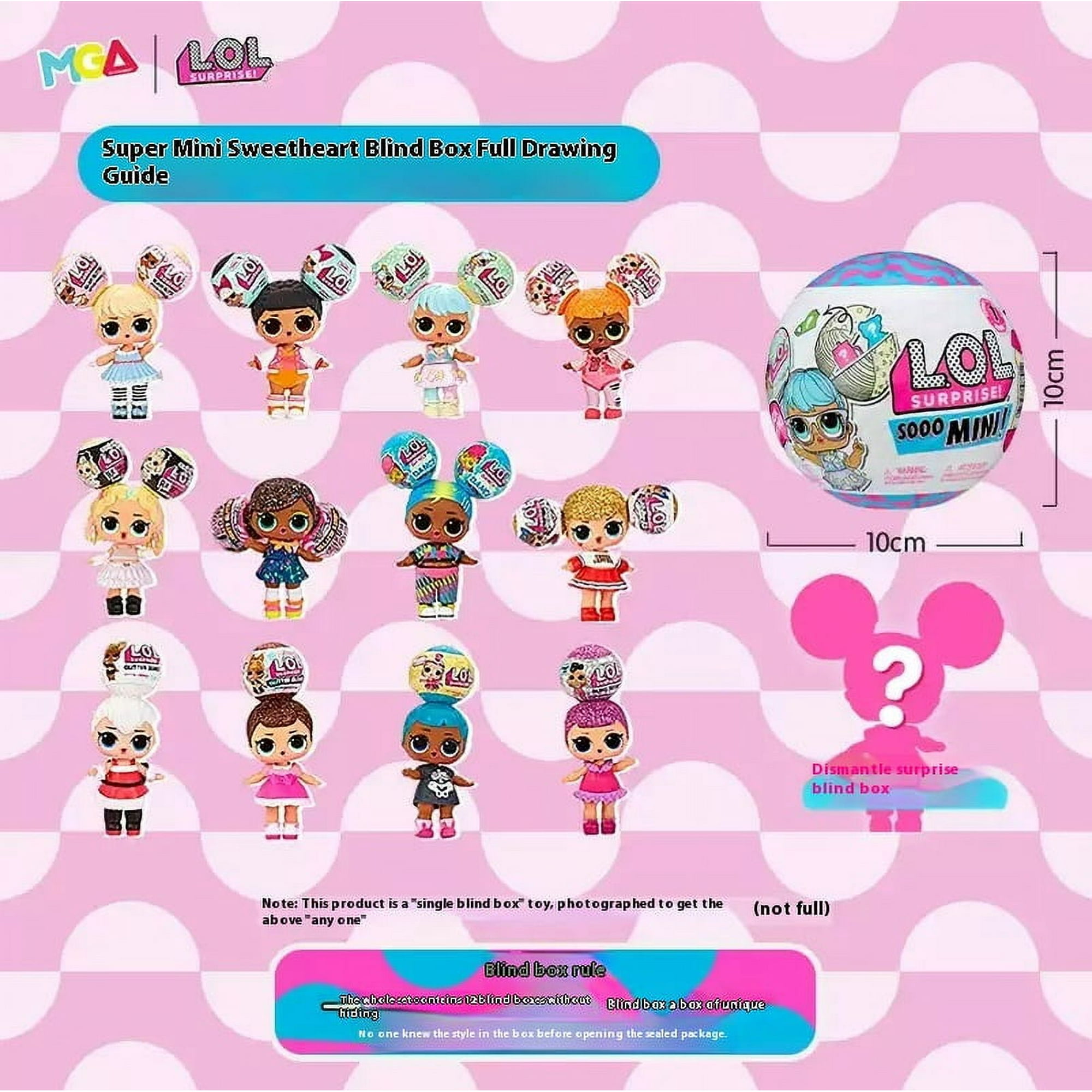 New MGA Genuine LOL Surprise Split Ball Blind Box Girl Toy Split